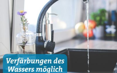 Routinearbeiten am Trinkwassernetz