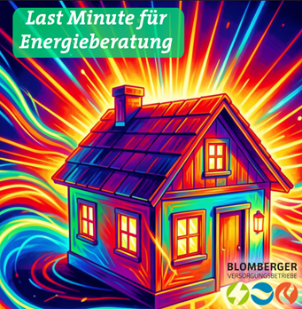 !B Farblich leuchtendes Haus